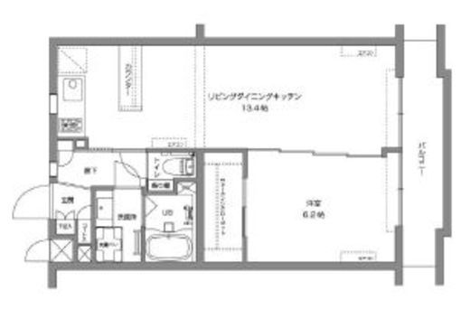 レジディア吉祥寺 310 間取り図