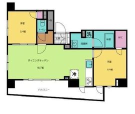 アクシア白山 7階 間取り図