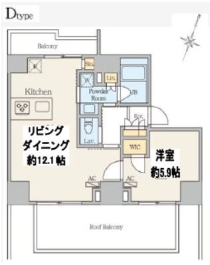 animo udagawa 1402 間取り図