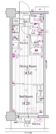 ガーラ・ヴィスタ元住吉 2階 間取り図