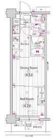 ガーラ・ヴィスタ元住吉 2階 間取り図