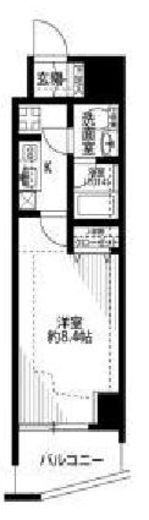 プレール・ドゥーク高円寺2 14階 間取り図