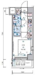 リヴシティ横濱石川町 601 間取り図