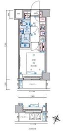 リヴシティ横濱石川町 502 間取り図