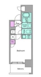 レジディア川崎 603 間取り図