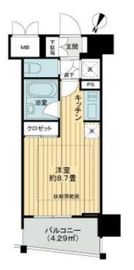 ライオンズクオーレ池袋ソシア 3階 間取り図