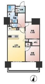 ザ・パークハウス市ヶ谷 9階 間取り図