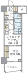 Soleado早稲田 602 間取り図
