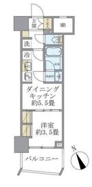 Soleado早稲田 1102 間取り図