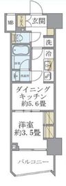 Soleado早稲田 903 間取り図