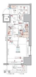 クレヴィスタ元浅草 5階 間取り図