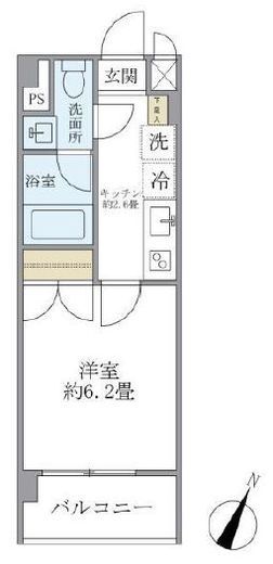 レジデンス西馬込 211 間取り図