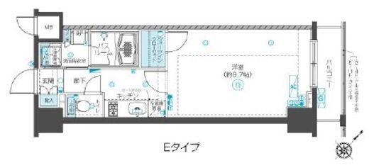 フェニックス新横濱クアトロ 3階 間取り図