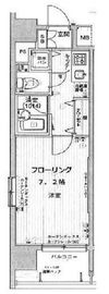 パークウェル三田 8階 間取り図