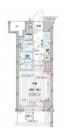 パレステュディオ南麻布 3階 間取り図