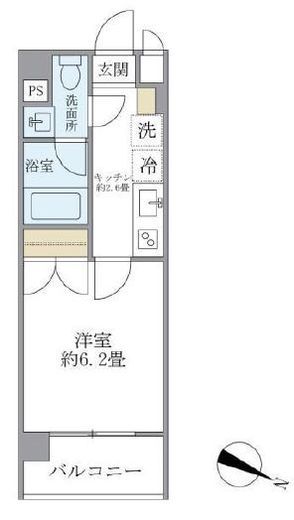 レジデンス西馬込 315 間取り図