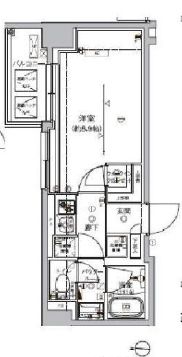 アルテシモクレア 2階 間取り図