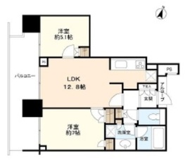 二子玉川ライズタワー 8階 間取り図
