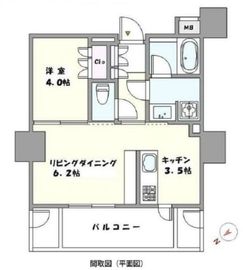 グローリオ吉祥寺本町 6階 間取り図
