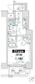 スパシエグランス横浜反町 2階 間取り図