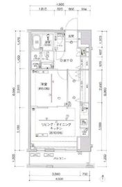 アルテシモクレア 502 間取り図