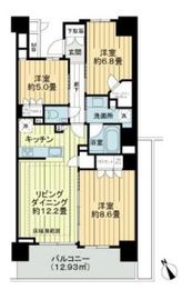 プラウドシティ日吉レジデンスⅡ 15階 間取り図