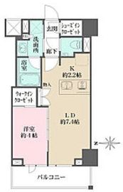 ザ・パークワンズ深川門前仲町 7階 間取り図
