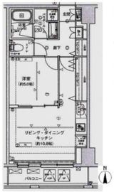 アルテシモクレア 504 間取り図