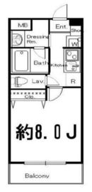 ドゥーエ西大島2 906 間取り図