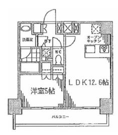 カスタリア門前仲町2 701 間取り図