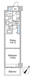 ソナーレ横浜 302 間取り図