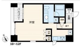 ボルト銀座レジデンス2 1201 間取り図