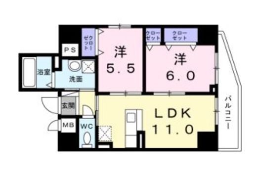 プレシャス 702 間取り図