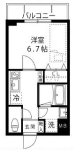 LOC’S SAGINUMA (ロックス鷺沼) 303 間取り図