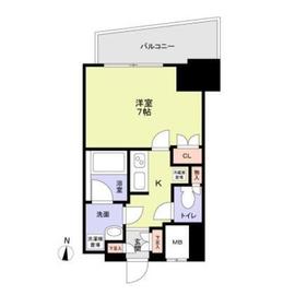 メゾン鶴屋町 604 間取り図