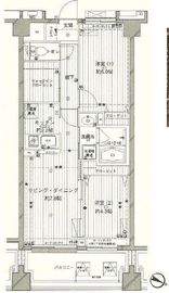 コスモリード西馬込 607 間取り図