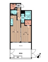 プラティノ代々木 103 間取り図