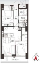 マートルコート恵比寿2000 3階 間取り図