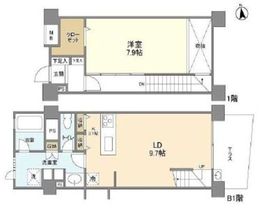 スタイリオ妙蓮寺 103 間取り図