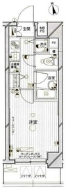 パークウェル麻布十番弐番館 4階 間取り図