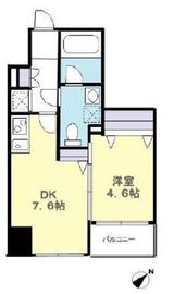 ドゥーエ東高円寺 502 間取り図