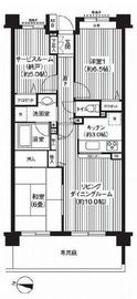 KS桜川 1階 間取り図