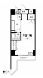 マンション御殿山 1階 間取り図