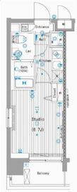 グランド・ガーラ横濱桜木町 8階 間取り図