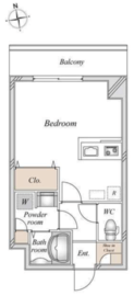 LOC'S YOKOHAMA BAYSIDE (ロックス横浜ベイサイド) 205 間取り図