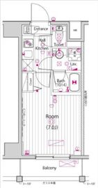 ガーラ・クレスタ横濱関内 10階 間取り図