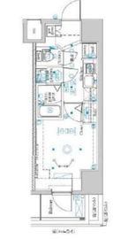 ラフィスタ横浜蒔田Ⅱ 501 間取り図