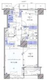 ザ・東京タワーズ シータワー 25階 間取り図
