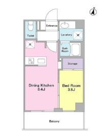 グラース洗足池 402 間取り図