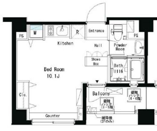 パークアクシス横浜井土ヶ谷 214 間取り図